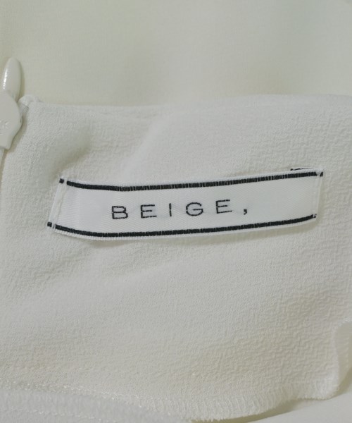 BEIGE,（ベイジ）ブラウス 白 サイズ:6(L位) レディース/2200680716071