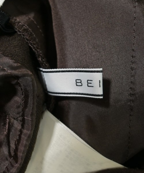 BEIGE,（ベイジ）スラックス 茶 サイズ:4(XL位) レディース/2200652536027