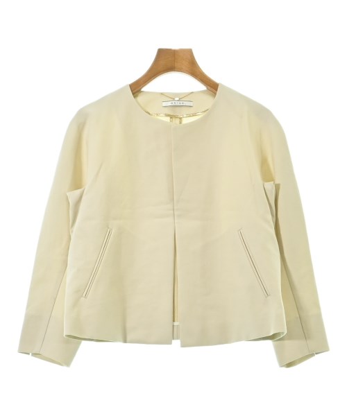 BEIGE,(ベイジ)ノーカラージャケット ベージュ サイズ:2(S位)/2200644662031