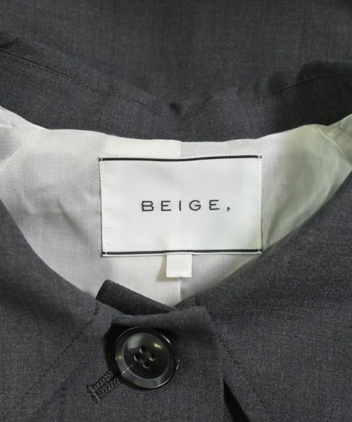 BEIGE,（ベイジ）ステンカラーコート グレー サイズ:2(S位) レディース/2200646024011