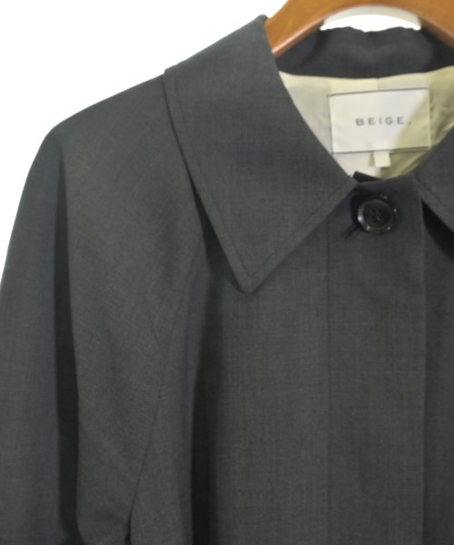 BEIGE,（ベイジ）ステンカラーコート グレー サイズ:2(S位) レディース/2200646024011