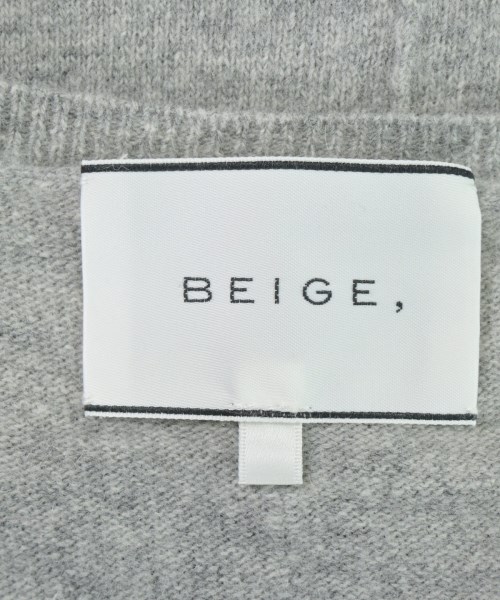 BEIGE,（ベイジ）ニット・セーター グレー サイズ:4(M位) レディース/2200699591249