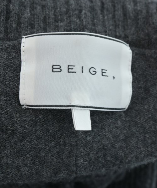 BEIGE,（ベイジ）ニット・セーター グレー サイズ:4(M位) レディース/2200665172021