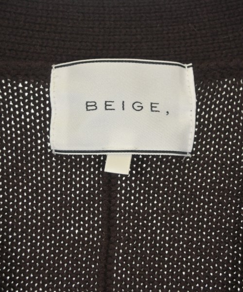 BEIGE,（ベイジ）カーディガン 茶 サイズ:4(M位) レディース/2200661741146