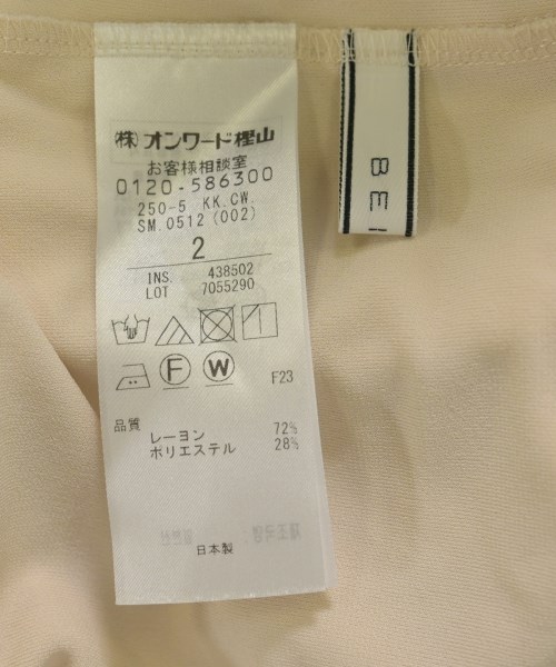 BEIGE,（ベイジ）ノースリーブ ベージュ サイズ:2(S位) レディース/2200724570188