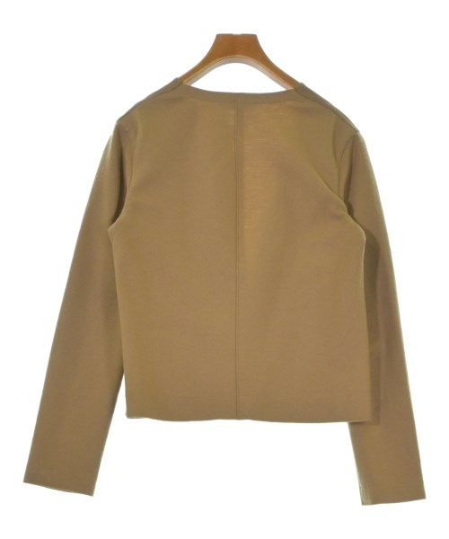 BEIGE,（ベイジ）ノーカラージャケット 茶 サイズ:2(S位) レディース/2200724911042