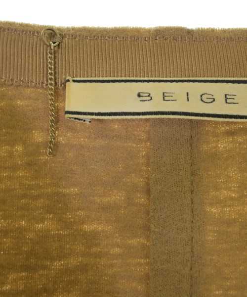 BEIGE,（ベイジ）ノーカラージャケット 茶 サイズ:2(S位) レディース/2200724911042