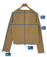 BEIGE,（ベイジ）ノーカラージャケット 茶 サイズ:2(S位) レディース/2200724911042