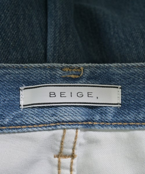BEIGE,（ベイジ）デニムパンツ 青 サイズ:4(XL位) レディース/2200706190014
