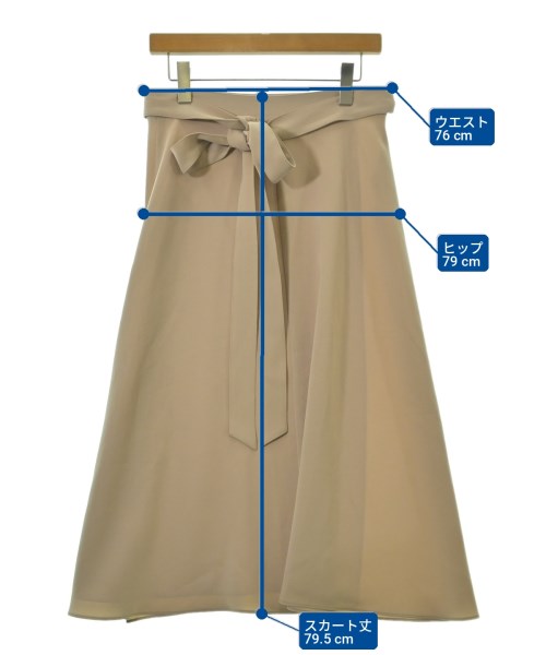 BEIGE,（ベイジ）ロング・マキシ丈スカート ベージュ サイズ:4(XL位) レディース/2200715022047