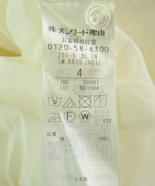 BEIGE,（ベイジ）カジュアルシャツ 白 サイズ:F レディース/2200716627197