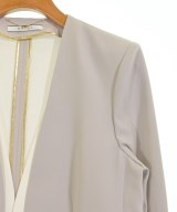BEIGE,（ベイジ）ノーカラージャケット グレー サイズ:4(M位) レディース/2200722838143