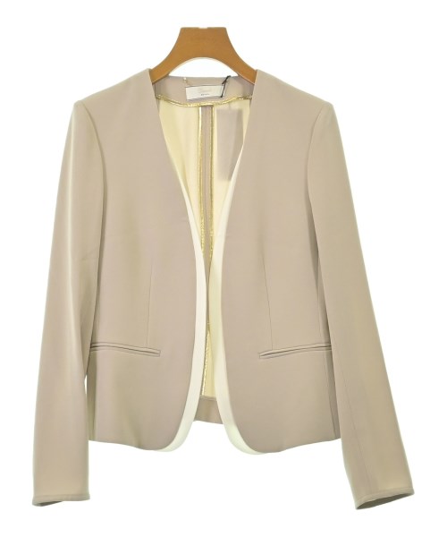 BEIGE,(ベイジ)ノーカラージャケット ベージュ サイズ:4(M位)/2200682354547