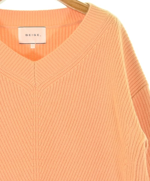 BEIGE,（ベイジ）ニット・セーター オレンジ サイズ:4(XL位) レディース/2200679277323