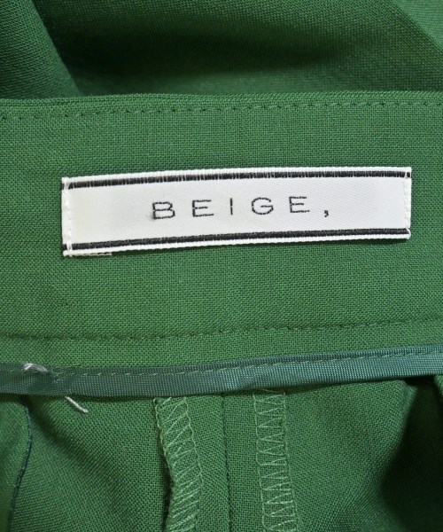 BEIGE,（ベイジ）スラックス 緑 サイズ:6(L位) レディース/2200679277415