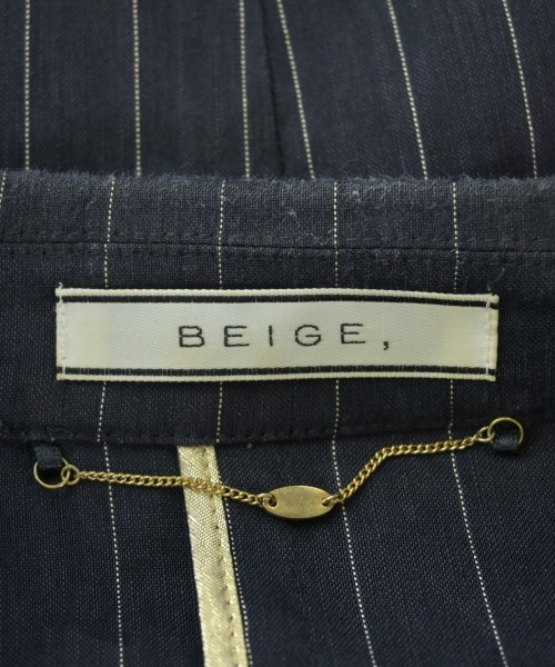 BEIGE,（ベイジ）テーラードジャケット 紺 サイズ:2(M位) レディース/2200684305035