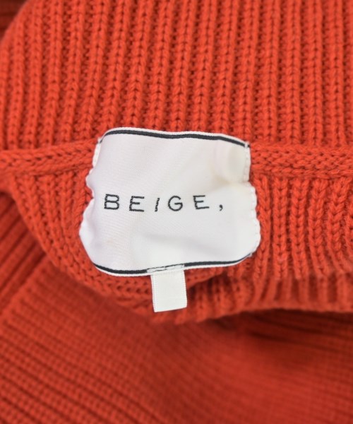 BEIGE,（ベイジ）ニット・セーター オレンジ サイズ:4(XL位) レディース/2200684305738