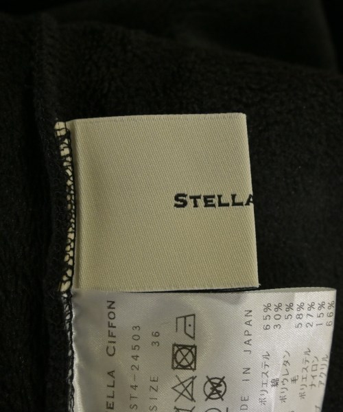 STELLA CIFFON（ステラシフォン）スウェット 黒 サイズ:36(S位) レディース/2200619601065