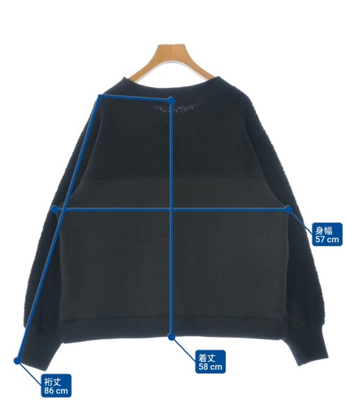 STELLA CIFFON（ステラシフォン）スウェット 黒 サイズ:36(S位) レディース/2200619601065