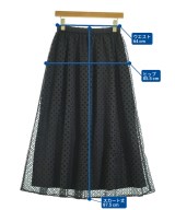 STELLA CIFFON（ステラシフォン）ロング・マキシ丈スカート 黒 サイズ:36(S位) レディース/2200691838069