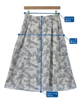 Reflect（リフレクト）ロング・マキシ丈スカート グレー サイズ:11(L位) レディース/2200633299163