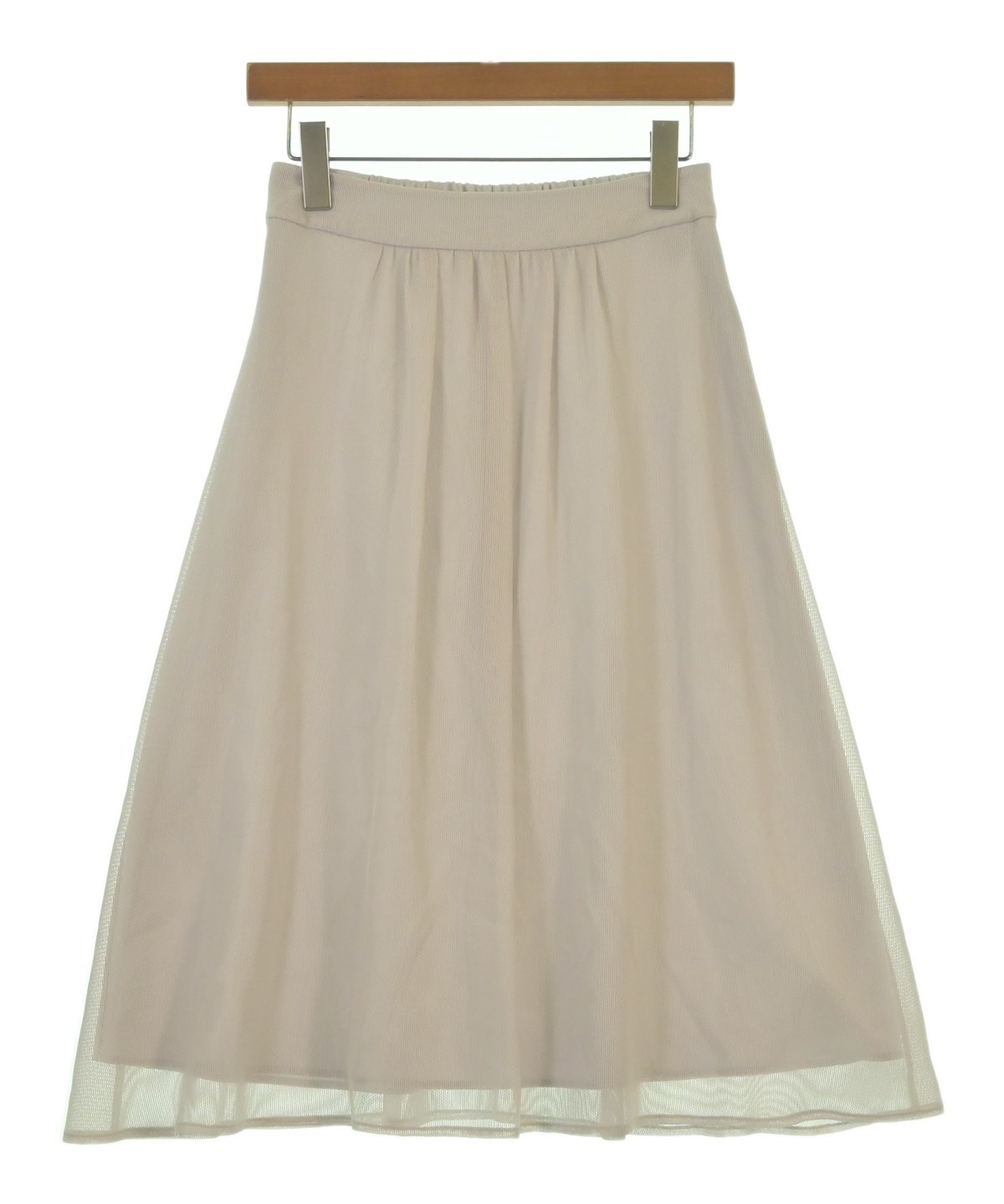 Reflect（リフレクト）ロング・マキシ丈スカート グレー サイズ:05(XS