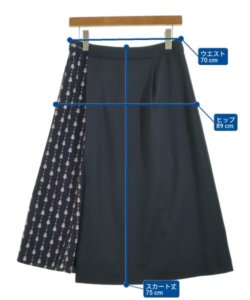 Reflect（リフレクト）ロング・マキシ丈スカート 紺 サイズ:11(L位) レディース/2200621133011