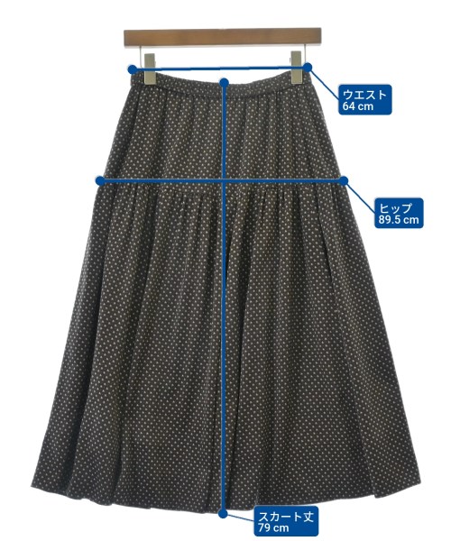 Reflect（リフレクト）ロング・マキシ丈スカート 茶 サイズ:7(S位) レディース/2200625365067