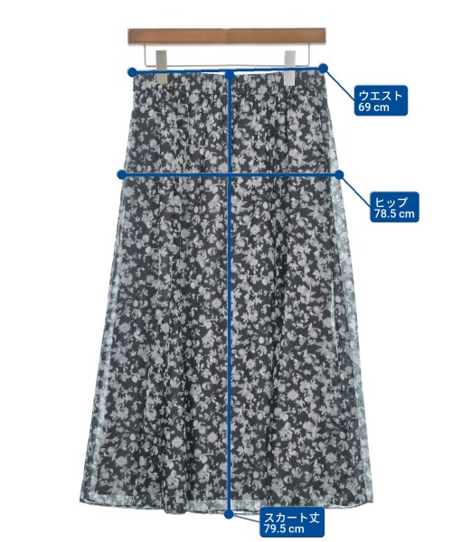 Reflect（リフレクト）ロング・マキシ丈スカート 黒 サイズ:11(L位) レディース/2200625199020