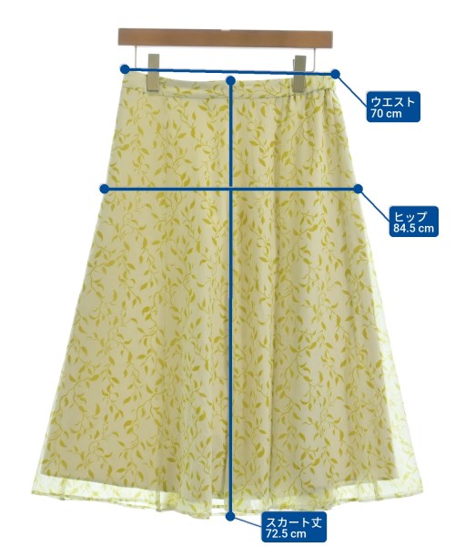 Reflect（リフレクト）ひざ丈スカート 白 サイズ:11(L位) レディース/2200632361038