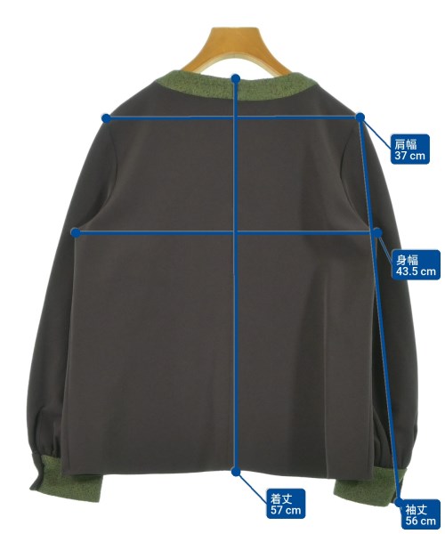 Reflect（リフレクト）ブラウス 茶 サイズ:7(S位) レディース/2200627705175