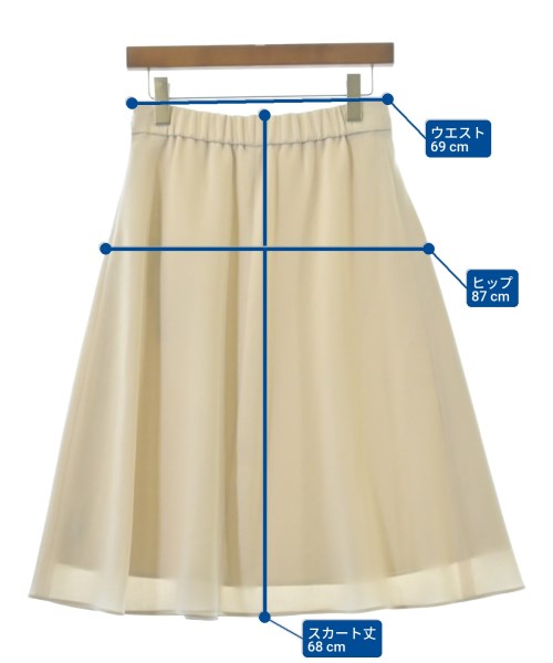 Reflect（リフレクト）ロング・マキシ丈スカート 白 サイズ:9(M位) レディース/2200627290015