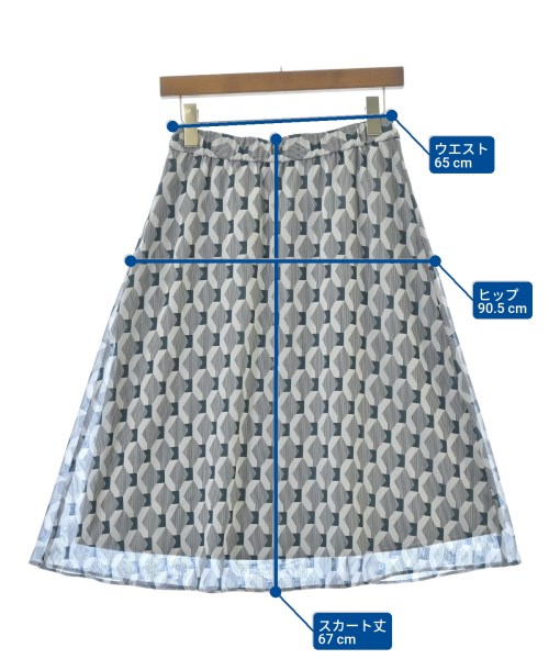 Reflect（リフレクト）ロング・マキシ丈スカート 白 サイズ:9(M位) レディース/2200628165077