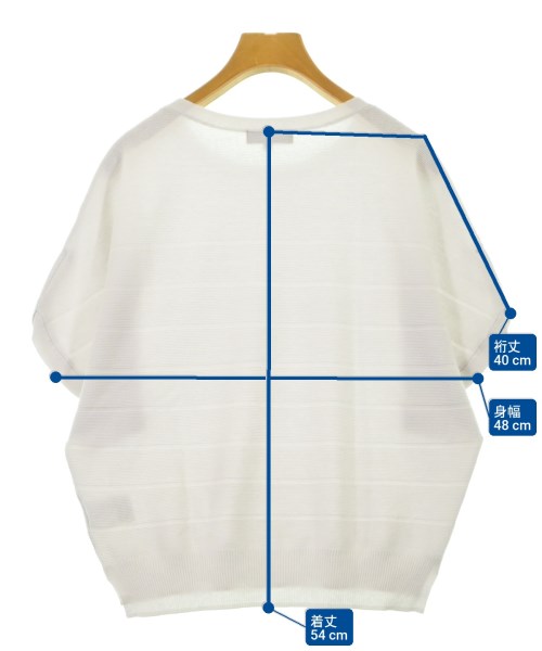 Reflect（リフレクト）ニット・セーター 白 サイズ:9(M位) レディース/2200641841040