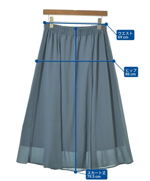 Reflect（リフレクト）ロング・マキシ丈スカート 青 サイズ:11(M位) レディース/2200641841309