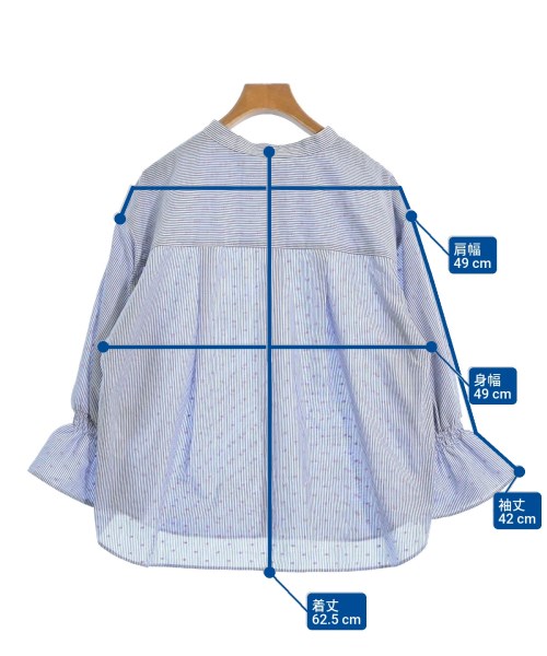 Reflect（リフレクト）ブラウス 紺 サイズ:11(L位) レディース/2200615117201