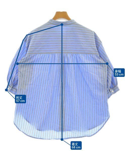 Reflect（リフレクト）カジュアルシャツ 青 サイズ:9(M位) レディース/2200615117232