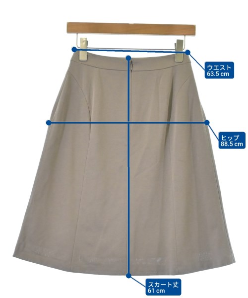 Reflect（リフレクト）ひざ丈スカート グレー サイズ:9(M位) レディース/2200616628126