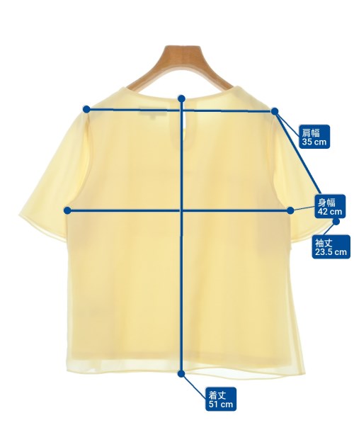 Reflect（リフレクト）ブラウス 黄 サイズ:9(M位) レディース/2200611492029