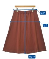 Reflect（リフレクト）ロング・マキシ丈スカート 茶 サイズ:15(XL位) レディース/2200604447074
