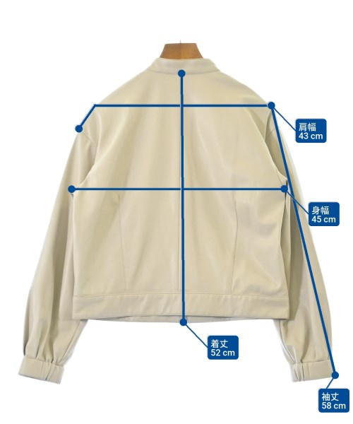 Reflect（リフレクト）ブルゾン ベージュ サイズ:7(S位) レディース/2200669706048