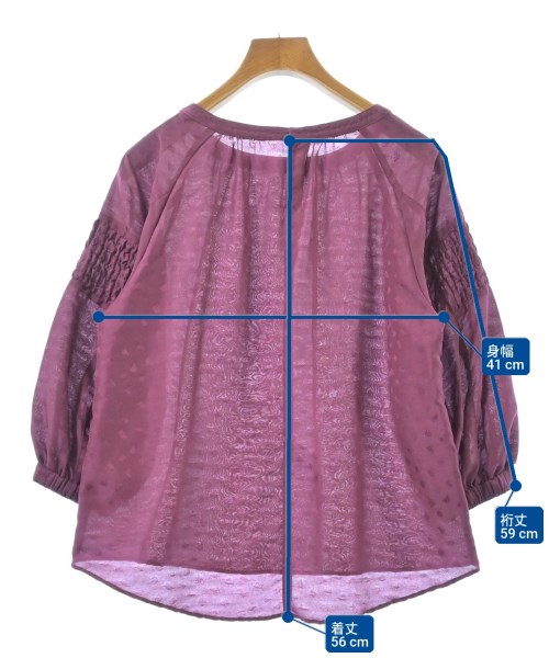 Reflect（リフレクト）ブラウス 紫 サイズ:F レディース/2200667742093
