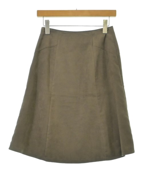 Reflect（リフレクト）ひざ丈スカート 茶 サイズ:7(S位) レディース/2200674266025