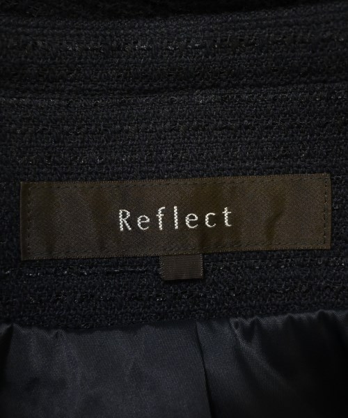 Reflect（リフレクト）ノーカラージャケット 紺 サイズ:11(L位) レディース/2200691077055