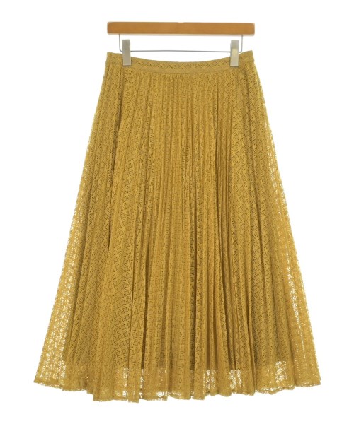 Reflect(リフレクト)ロング・マキシ丈スカート 黄 サイズ:9(M位)/2200654978047