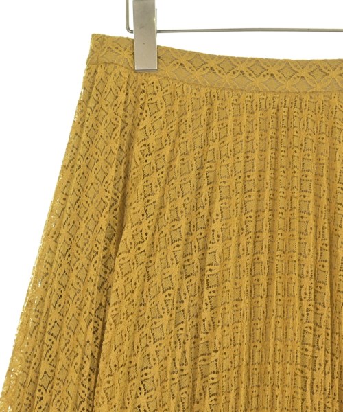 Reflect（リフレクト）ロング・マキシ丈スカート 黄 サイズ:9(M位) レディース/2200654978047
