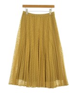 Reflect（リフレクト）ロング・マキシ丈スカート 黄 サイズ:9(M位) レディース/2200654978047