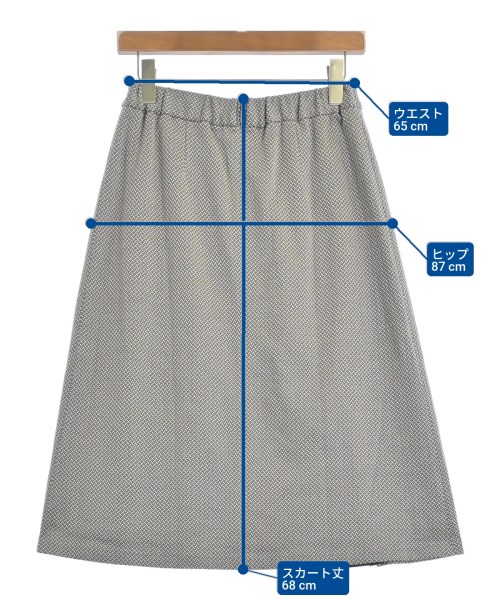 Reflect（リフレクト）ひざ丈スカート グレー サイズ:9(M位) レディース/2200656846023