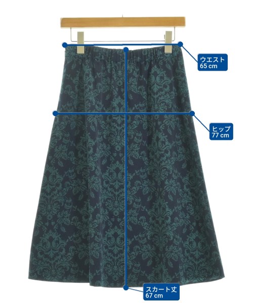 Reflect（リフレクト）ロング・マキシ丈スカート 紺 サイズ:9(M位) レディース/2200659892034