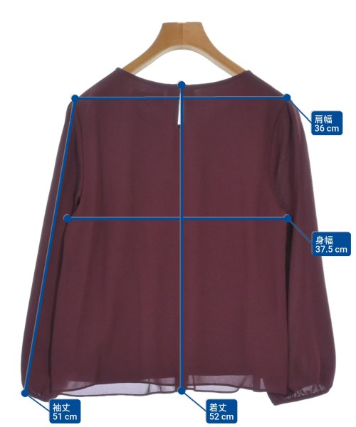 Reflect（リフレクト）ブラウス 赤 サイズ:9(M位) レディース/2200657520021